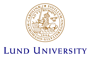 Lund University single line centered logotype