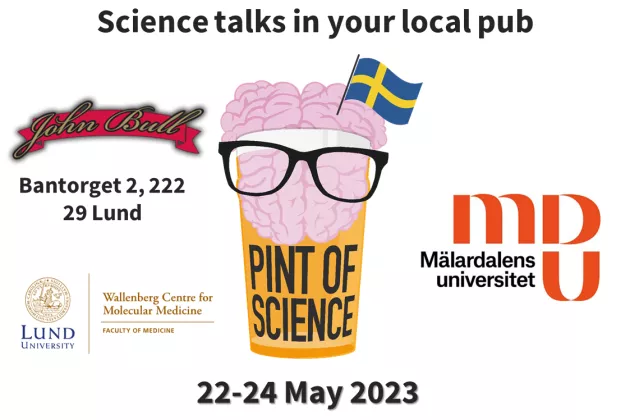 Pint of Science poster with information.