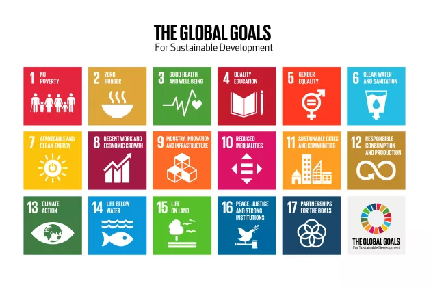 Image grid of the Sustainable Development Goals